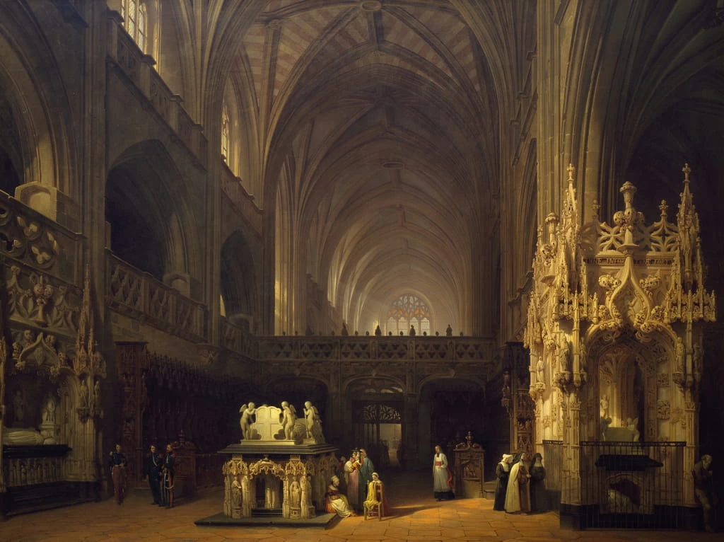 Coro della chiesa di Bourg - en, Bresse